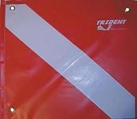 Algopix Similar Product 18 - Trident 14in x 16in Vinyl Dive Flag