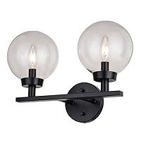 Algopix Similar Product 3 - Lander 2 Light Matte Black Bathroom