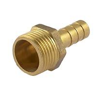 Algopix Similar Product 10 - uxcell Brass 8mm Hose Barb to 38 PT