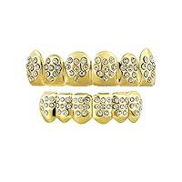 Algopix Similar Product 2 - TOPGRILLZ 18K Gold Plated Custom Fit