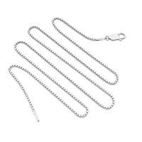 Algopix Similar Product 11 - 925 Sterling Silver 8MM Box Chain 