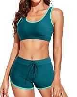 Algopix Similar Product 13 - Tempt Me Women Teal Green Two Piece