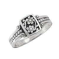 Algopix Similar Product 18 - Oxidized Flower Daisy Vintage Beaded
