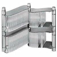 Algopix Similar Product 17 - Hama Flexus CD Rack 88 Capacity Silver