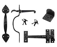 Algopix Similar Product 9 - Iron Valley  Complete Heart Gate Latch