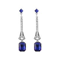 Algopix Similar Product 10 - TRWWELL 1920s Royal Blue Gatsby