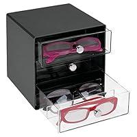 Algopix Similar Product 5 - mDesign Stackable Plastic Eye Glass