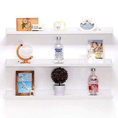 upsimples Clear Acrylic Shelves for Storage, 15 Floating Shelves Wall  Mounted for Kids Bookshelf/Display Ledge Shelves for Bedroom, Living Room