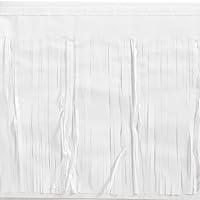 Algopix Similar Product 5 - White Vinyl Fringe Parade Material