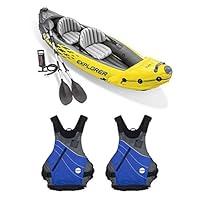 Algopix Similar Product 15 - Intex Explorer Inflatable Kayak wAir