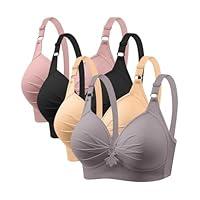 Algopix Similar Product 4 - 4 Pack Bras for Women 2024 Full Support