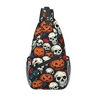 Algopix Similar Product 2 - Krirteh Halloween Crossbody Sling Bag