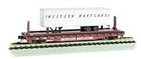 Algopix Similar Product 10 - Bachmann 526 Flat Car with 35 Ribbed