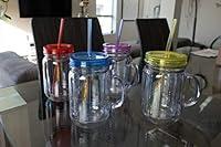 Algopix Similar Product 8 - Zephyr Canyon Plastic Mason Jars with