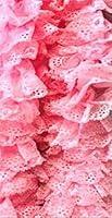 Algopix Similar Product 3 - Pink Lace Scarf