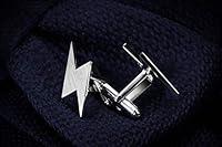 Algopix Similar Product 20 - Flash Cufflinks Sterling Silver  Geek
