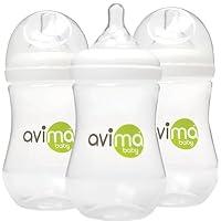 Algopix Similar Product 9 - Avima Baby 9 oz Anti Colic Baby Bottles