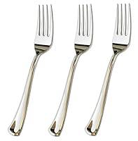 Algopix Similar Product 18 - JL Prime 280 Piece Silver Plastic Forks