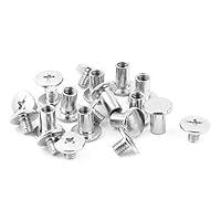 Algopix Similar Product 8 - uxcell Scrapbook 5mmx8mm Nickel Plated