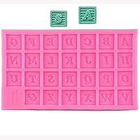 Algopix Similar Product 12 - Square Letter Silicone Cake Candy Mold