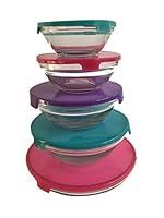 Algopix Similar Product 19 - Kole Nesting Glassware with Lids Set