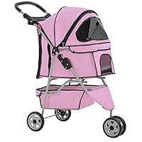 Algopix Similar Product 5 - BestPet 3 Wheels Pet Stroller Dog Cat