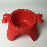 Algopix Similar Product 1 - Petego Yoga Raised Pet Bowl, Large, Red