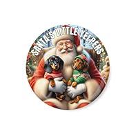 Algopix Similar Product 8 - Santas Little Yelpers Magnet Cute