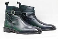 Algopix Similar Product 10 - Handmade Men Jodhpurs Blue Leather