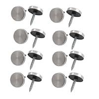 Algopix Similar Product 17 - uxcell 8 Pcs 14mm Dia Stainless Steel
