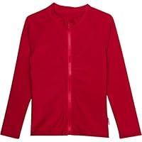 Algopix Similar Product 19 - SwimZip Kids Long Sleeve Zipper Rash