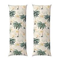 Algopix Similar Product 6 - Body Pillow Cover  Palm Tree_Ac Super