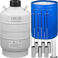 Algopix Similar Product 9 - BestEquip 20L Liquid Nitrogen Tank