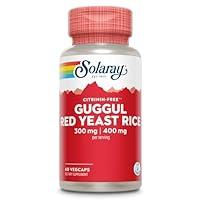 Algopix Similar Product 18 - SOLARAY Guggul Gum Extract  Red Yeast