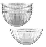 Algopix Similar Product 5 - Prestee Clear Plastic Serving Bowls