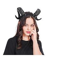 Algopix Similar Product 8 - Wenini Unisex Sheep Horn Hairband