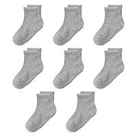 Algopix Similar Product 4 - MINI PANDA crew socks for girls 8 pairs