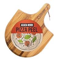 Algopix Similar Product 20 - Chef Pomodoro Acacia Wood Pizza Peel