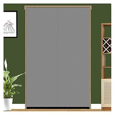 Magnetic Thermal Insulated Door Curtain, Soundproof Blanket for Door,  Weather-Proof Oxford Cotton Magnet French Door Screen Cover Cold Protection