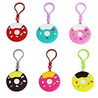 Algopix Similar Product 12 - MGLDSJT 25 Pcs Sweet Donut Keychain for