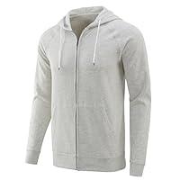 Algopix Similar Product 19 - AIRDYNAM Mens Zip Up Hoodies Athletic