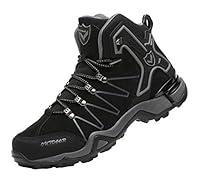 Algopix Similar Product 2 - Elaphurus Mens Snow Boots Mid Trekking