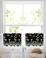 Algopix Similar Product 17 - Boho Kitchen Curtains 36 Inch Length