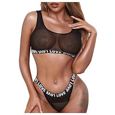 Best Deal for Rmbaby Ladies Sexy Black Lace See-through Underwear
