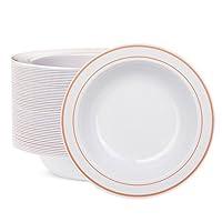 Algopix Similar Product 3 - WDF 60pcs Disposable Plastic Bowls12