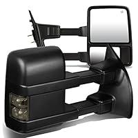 Algopix Similar Product 12 - Pair Black Power Heated Amber LED Turn