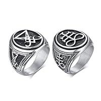 Algopix Similar Product 3 - Satanic Symbol Jewelry Sigil of Lucifer