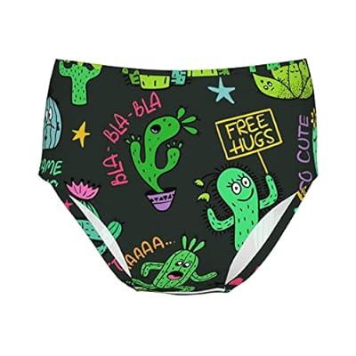Best Deal for Funny Cartoon Cactus Girls' Panties Soft Cotton
