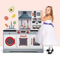 Algopix Similar Product 3 - FORSTART Kids Kitchen Play Set Pretend