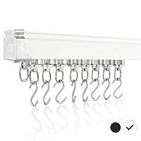 Algopix Similar Product 9 - JosHaz Ceiling Curtain Track Set 